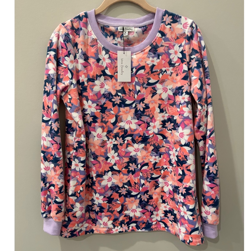 Vera Bradley Velour Top in Rosa Blush